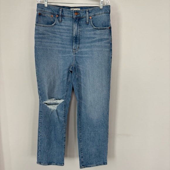 Madewell The Perfect Vintage Straight Jeans Size 31 NWT - Picture 1 of 8